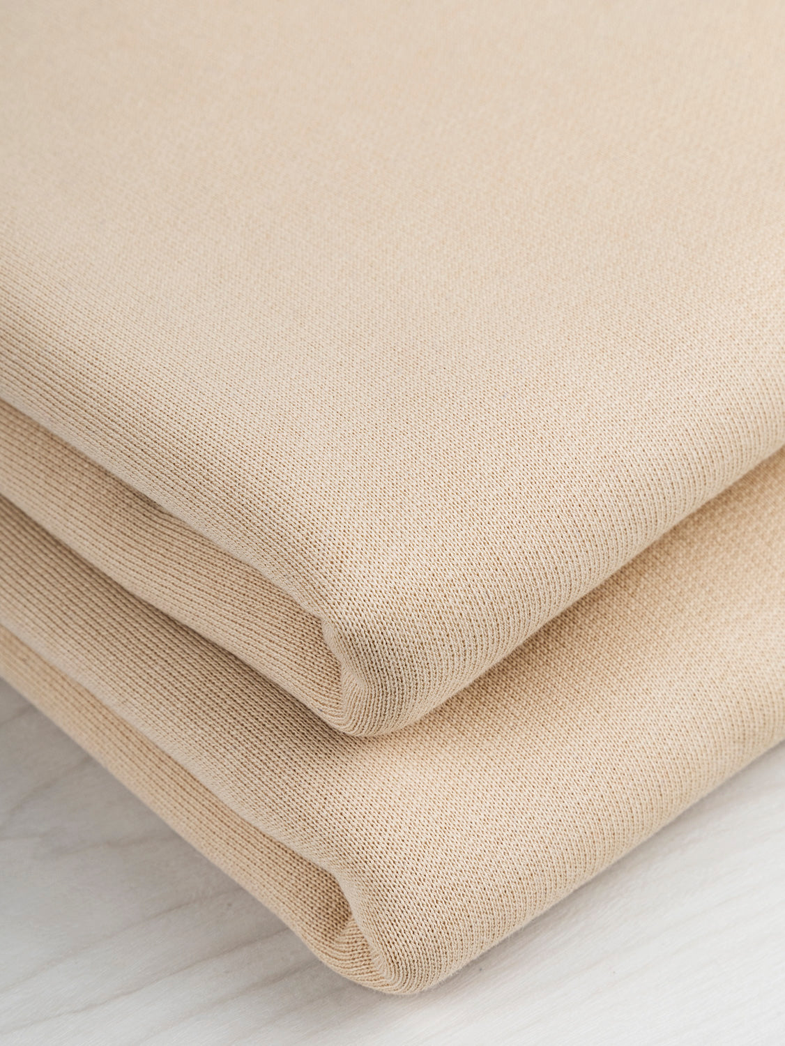 Organic Cotton Fleece - Tan | Core Fabrics