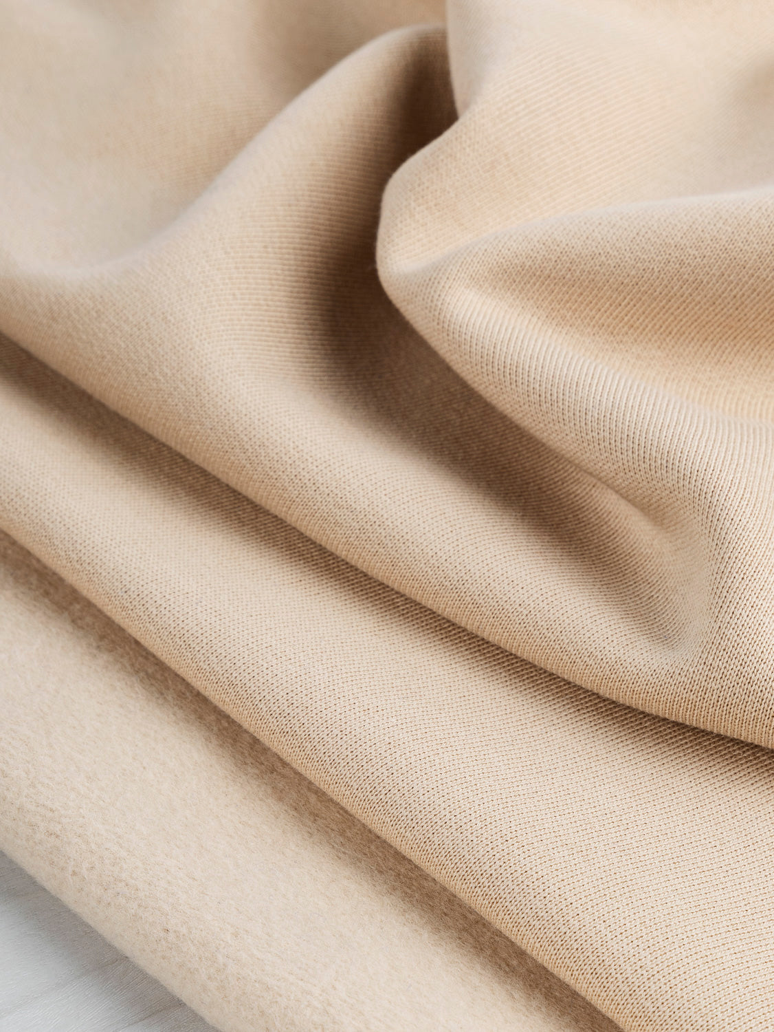 Organic Cotton Fleece - Tan | Core Fabrics