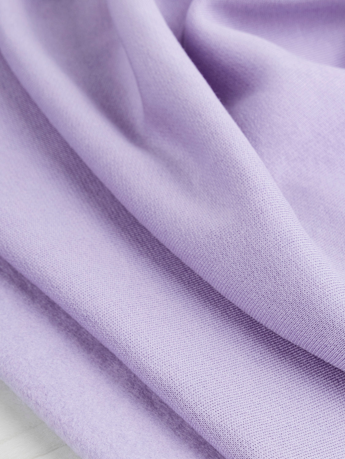 Organic Cotton Fleece - Lavender | Core Fabrics