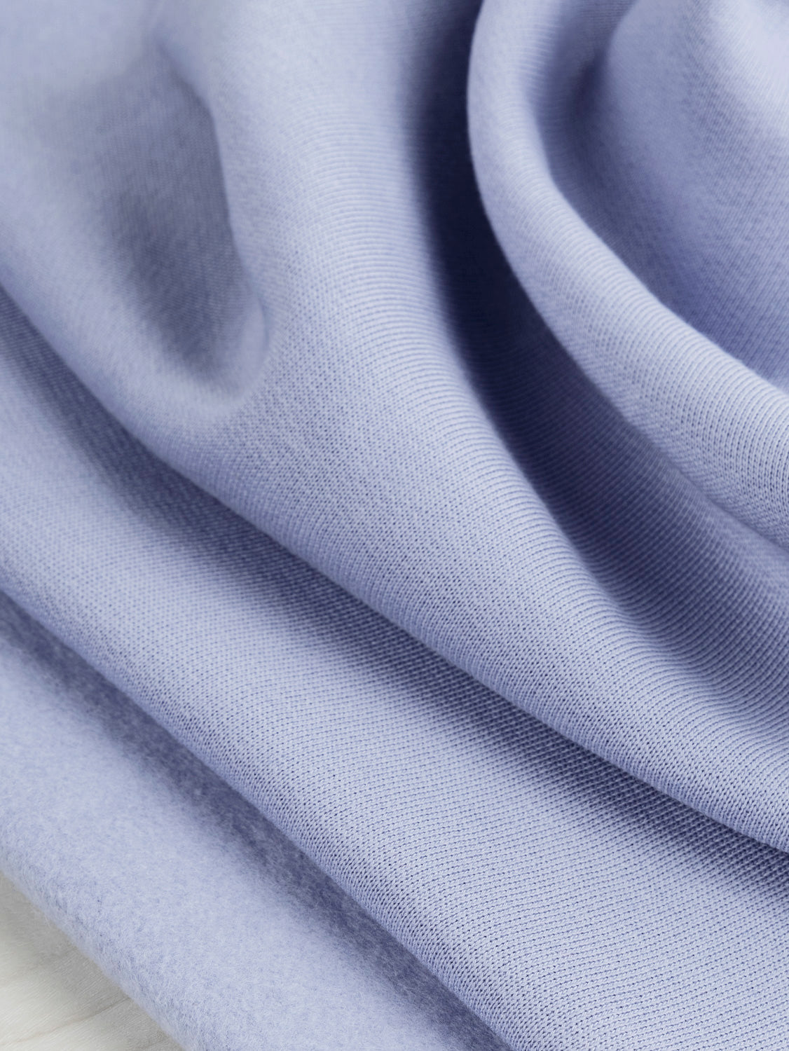 Organic Cotton Fleece - Light Blue | Core Fabrics