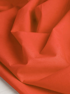 Popeline de coton signature - Coquelicot
