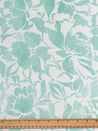 Pastel Floral Print Cotton Lawn - Cream + Mint | Core Fabrics