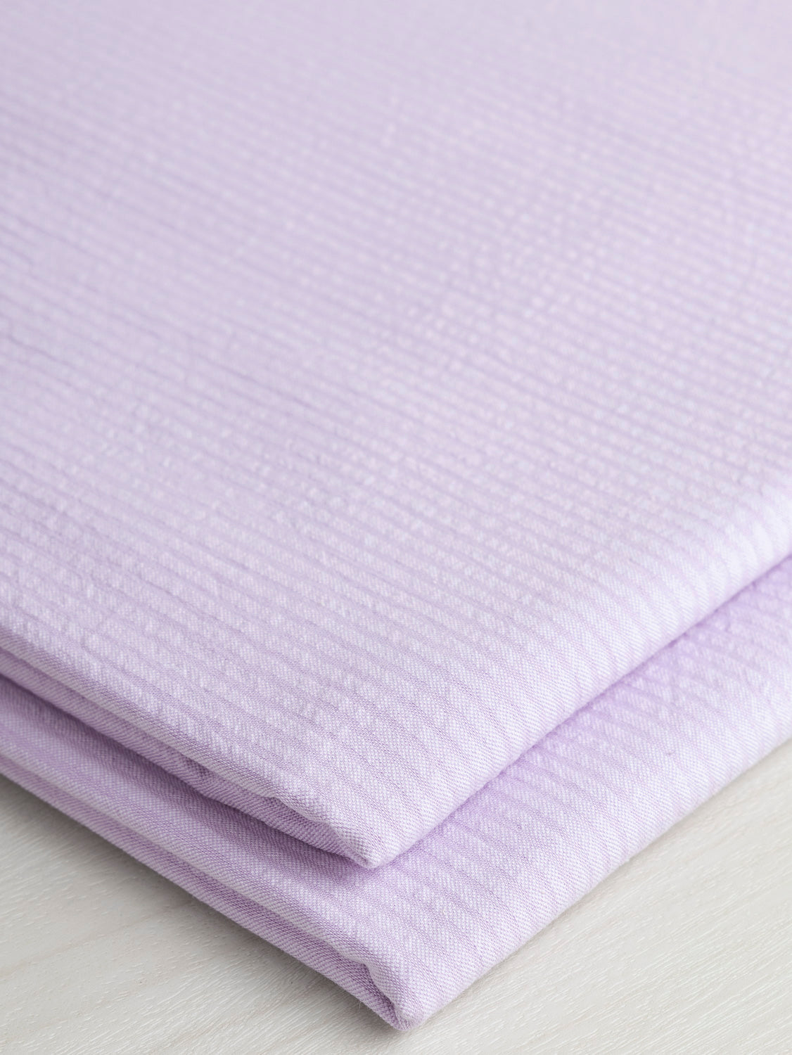 Seersucker Cotton Shirting - Lavender | Core Fabrics