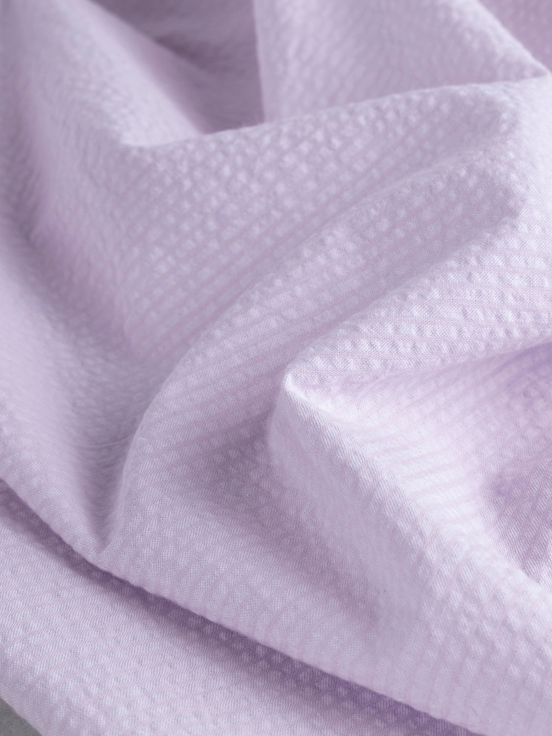 Seersucker Cotton Shirting - Lavender | Core Fabrics