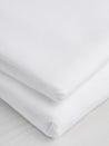 Organic Cotton Spandex Stretch Jersey Knit - White | Core Fabrics