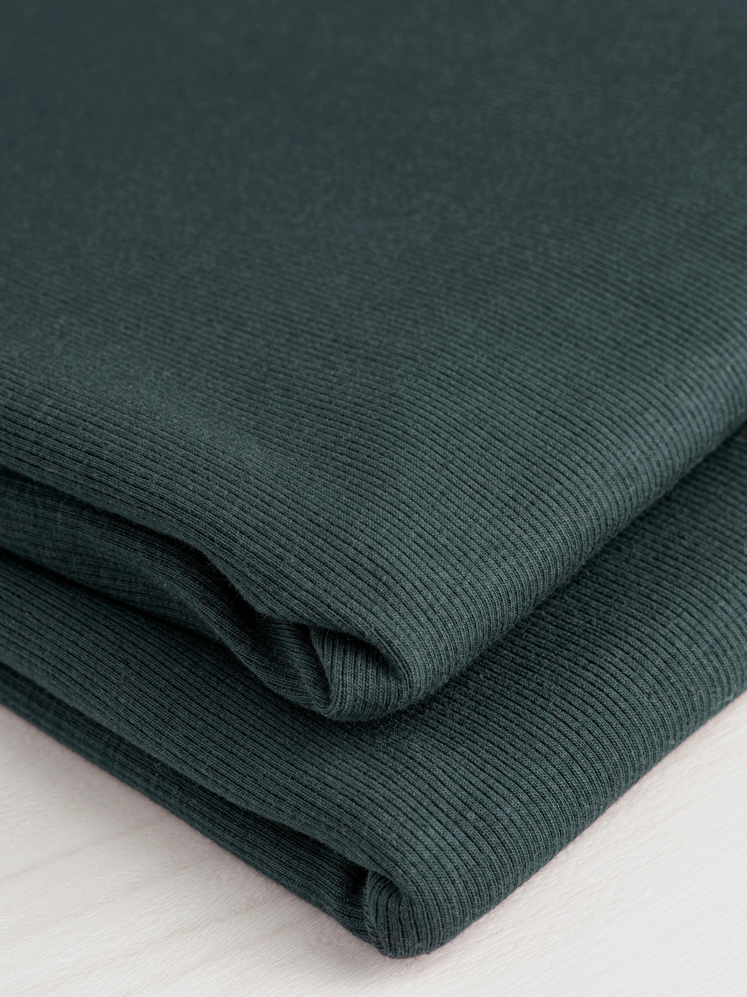 Cotton Tencel Modal Rib Knit - Deep Teal | Core Fabrics