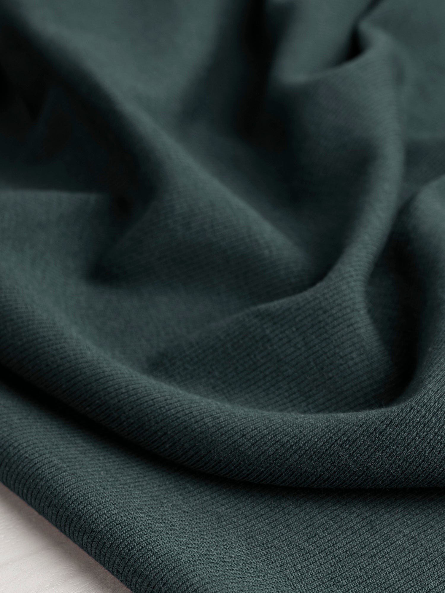 Cotton Tencel Modal Rib Knit - Deep Teal | Core Fabrics