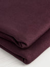 Cotton Tencel Modal Rib Knit - Merlot | Core Fabrics