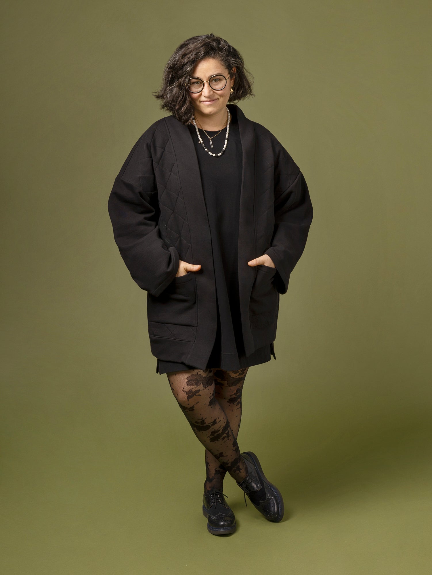 Custom Organic Cotton Fleece - Black