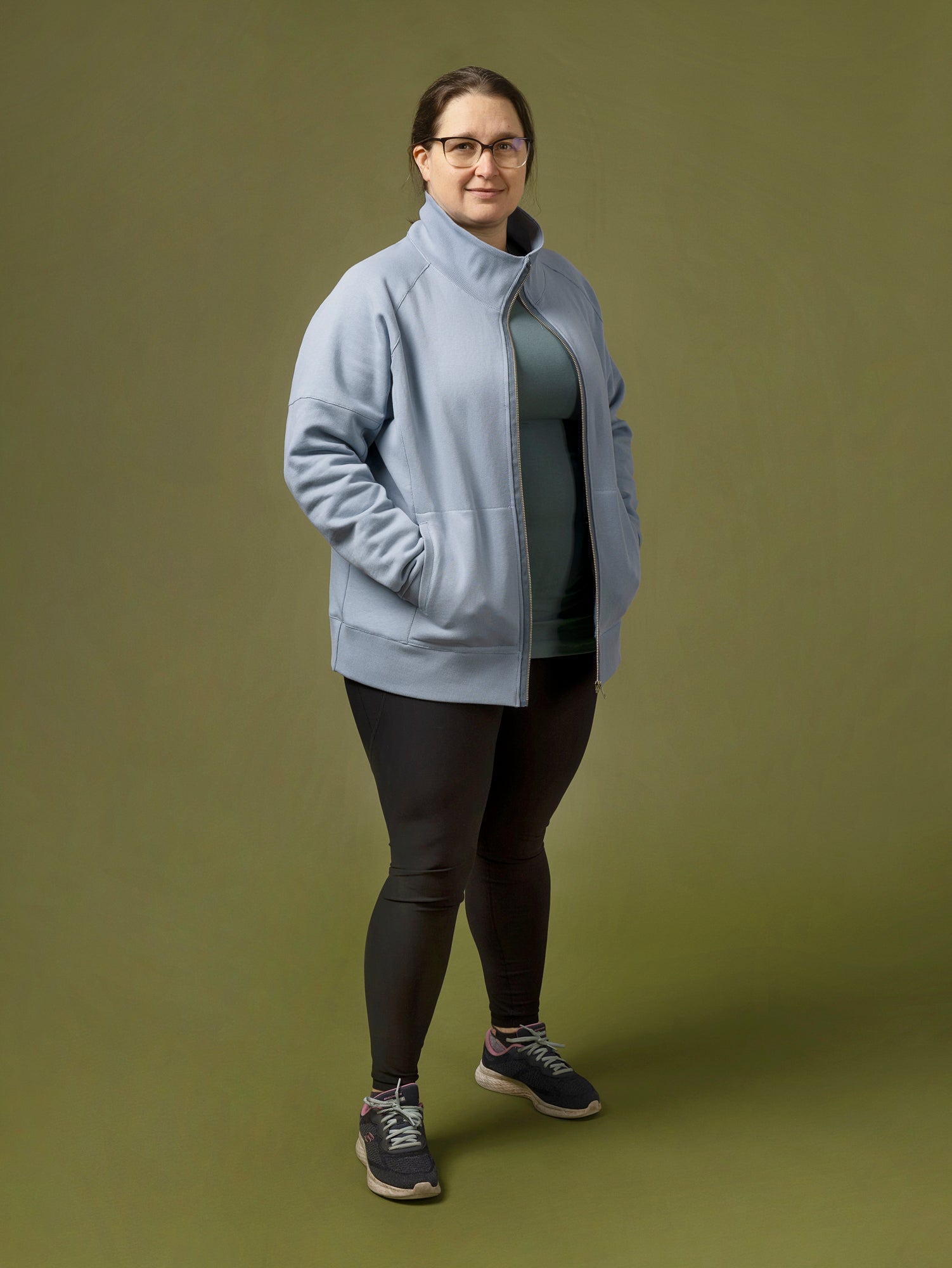 Custom Organic Cotton Fleece - Chambray