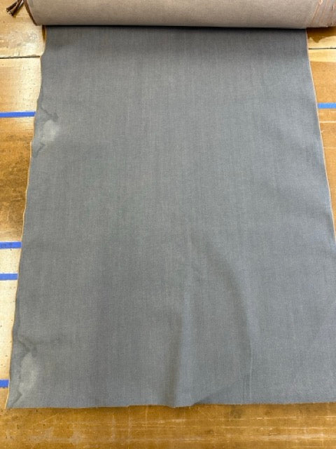 10.9 oz Slight Stretch Selvedge Denim Deadstock - Slate + Beige