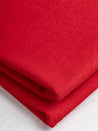 Hemp Organic Cotton Jersey Knit - Red | Core Fabrics