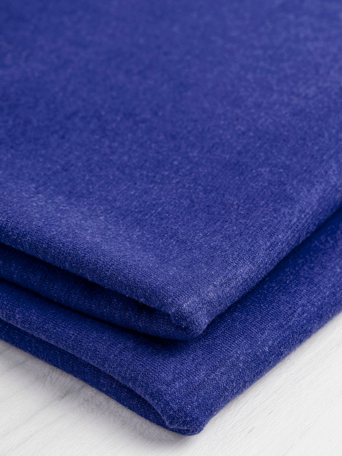 Hemp Organic Cotton Jersey Knit - Cobalt Blue | Core Fabrics