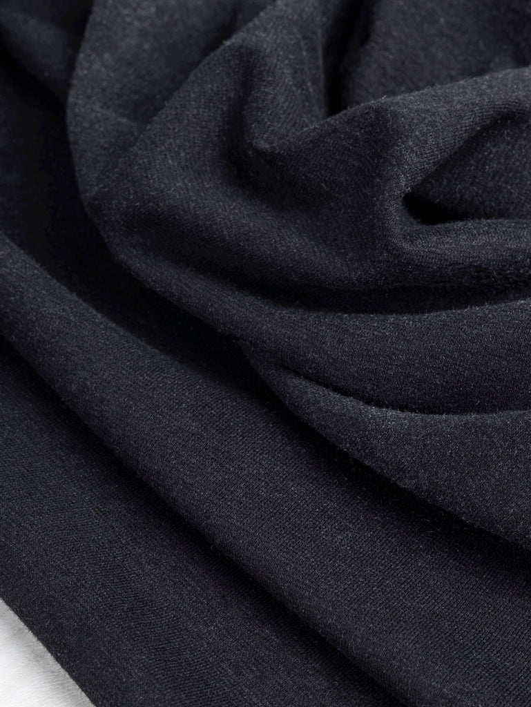 Hemp Organic Cotton Jersey Knit - Black