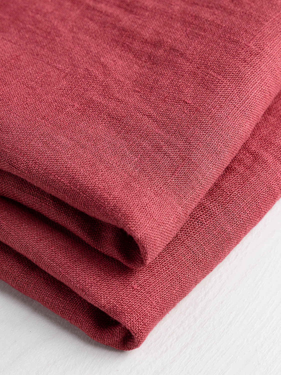 Midweight European Linen - Hibiscus | Core Fabrics