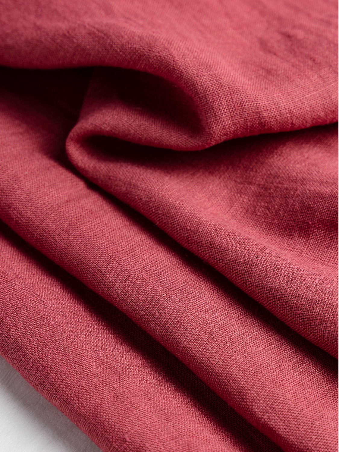 Midweight European Linen - Hibiscus | Core Fabrics