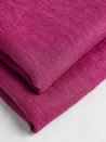 Midweight European Linen - Raspberry | Core Fabrics