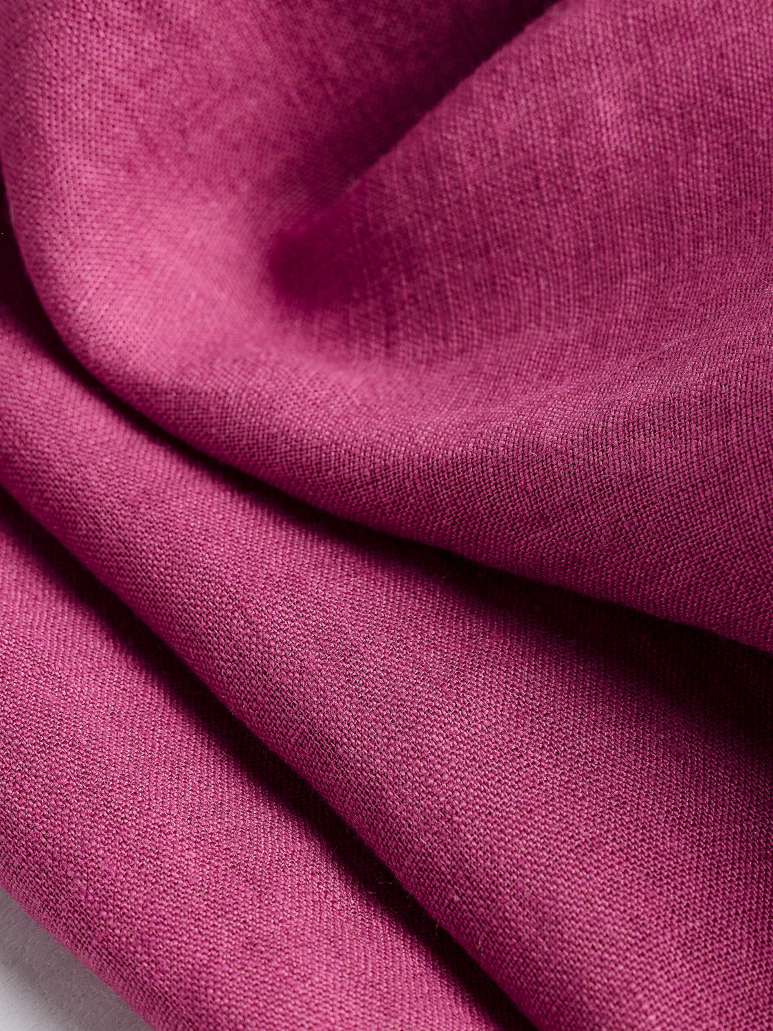 Midweight European Linen - Raspberry | Core Fabrics