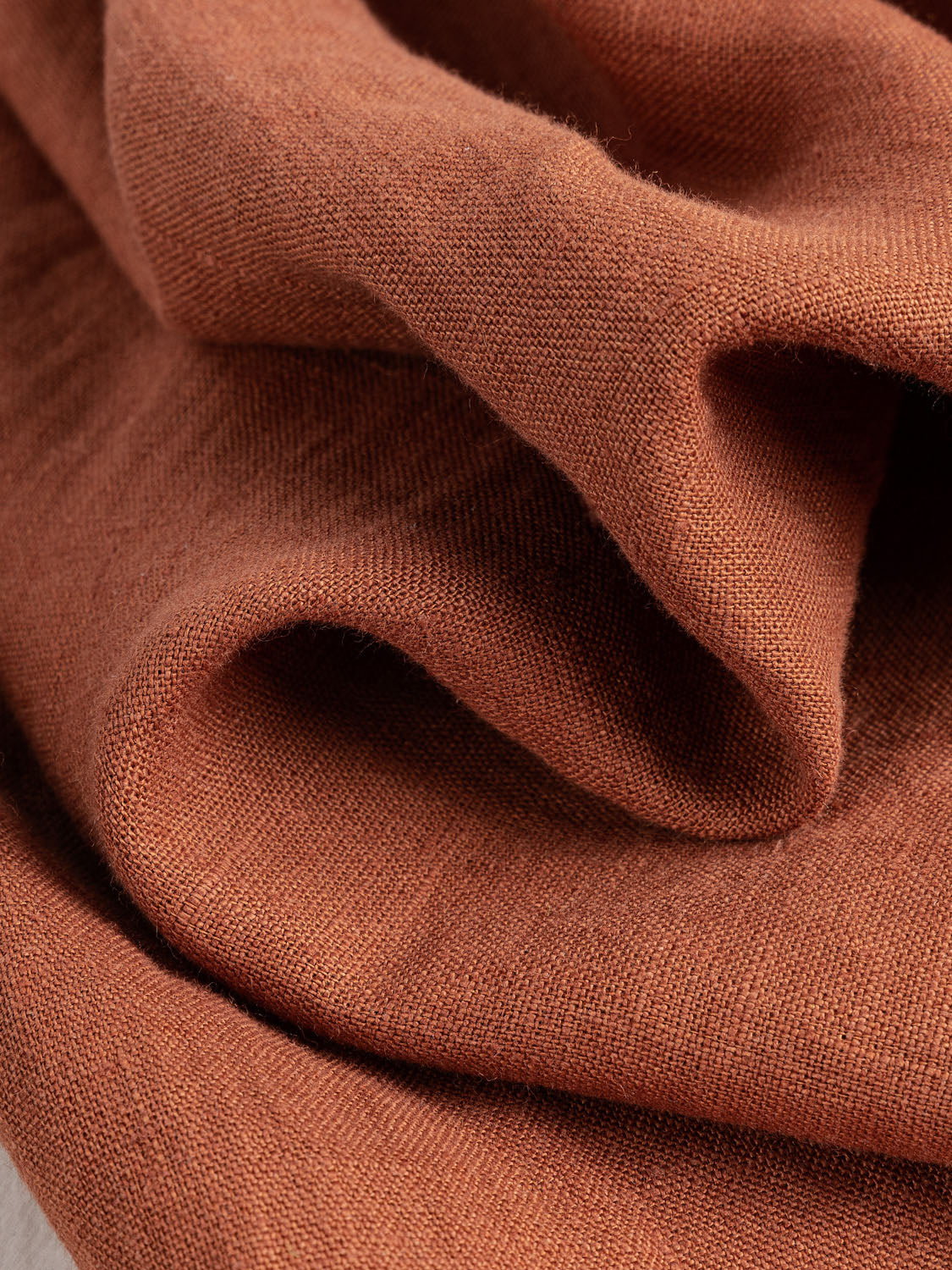 Midweight European Linen - Copper | Core Fabrics