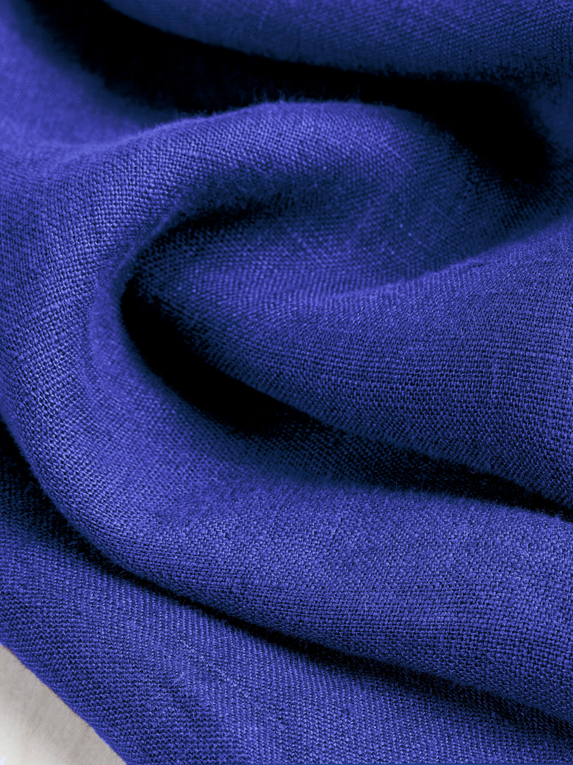 Midweight European Linen - Cobalt Blue | Core Fabrics