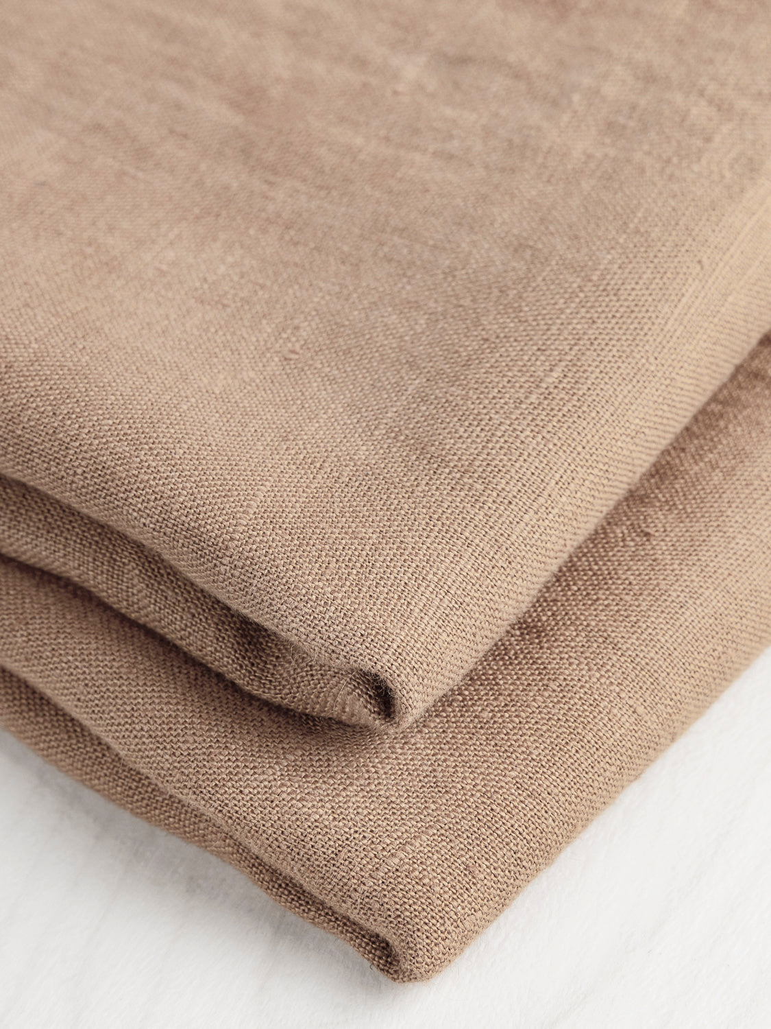 Midweight European Linen - Tan | Core Fabrics