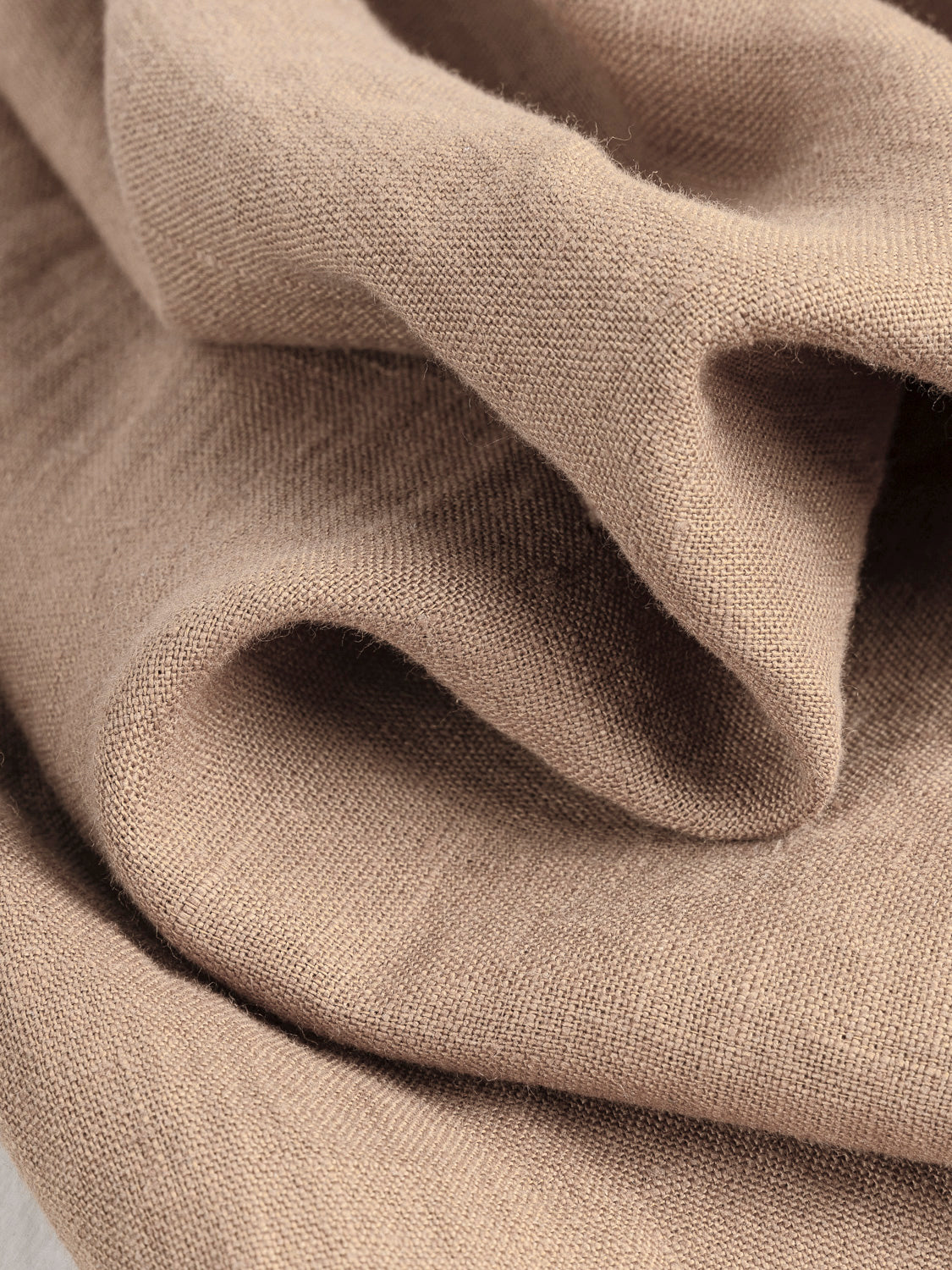 Midweight European Linen - Tan | Core Fabrics