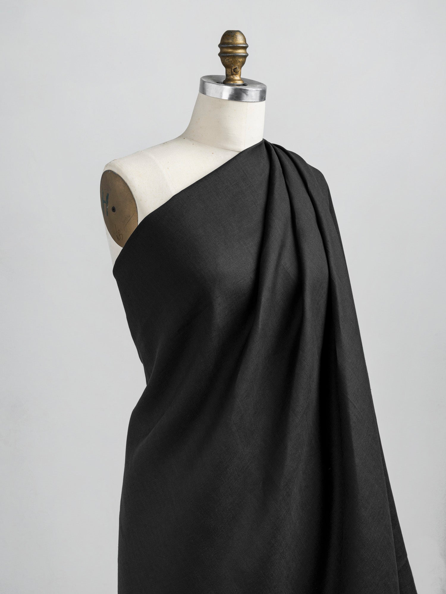 Lightweight European Linen - Black | Core Fabrics