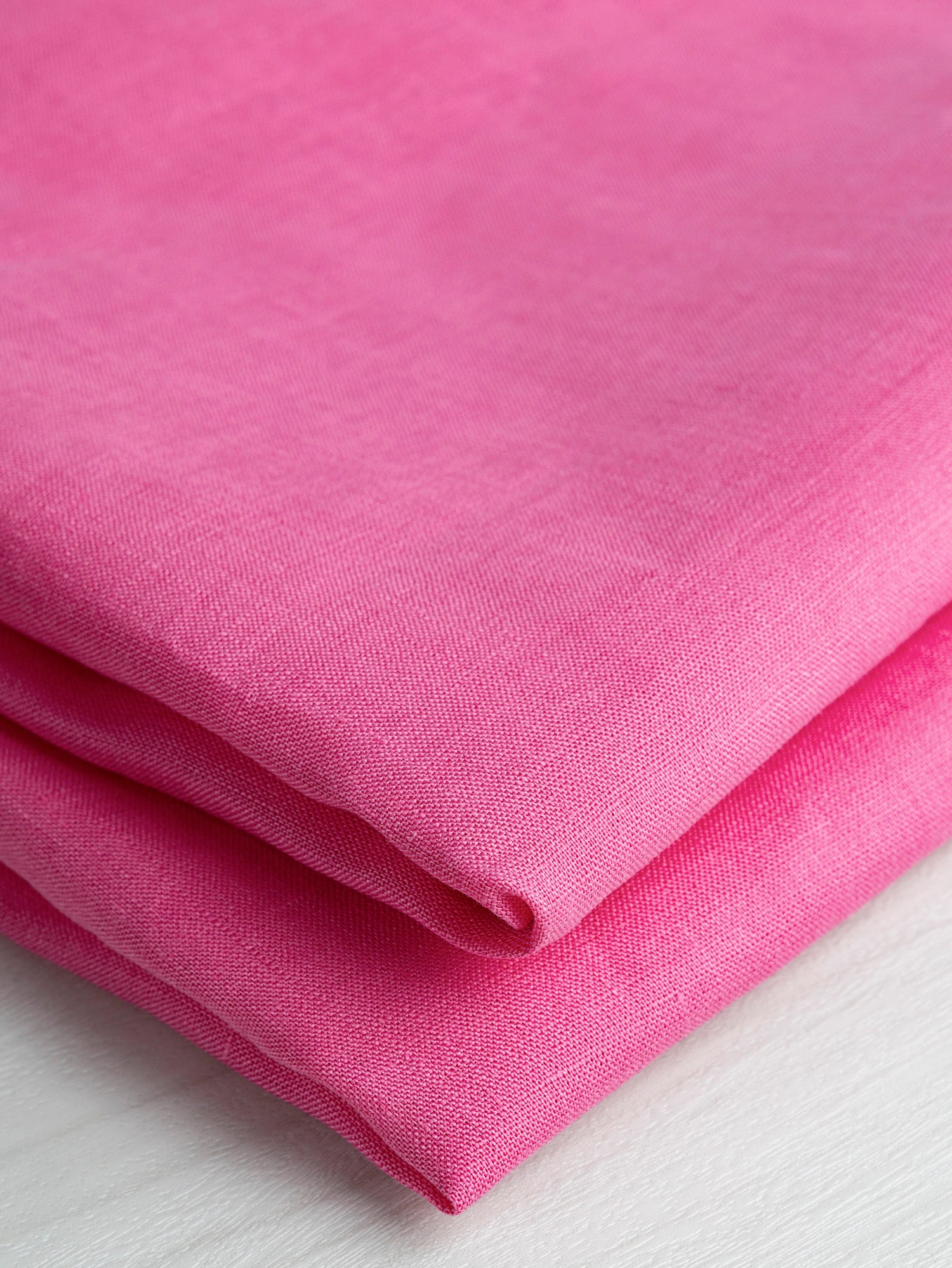 Lightweight European Linen - Carmine Rose | Core Fabrics