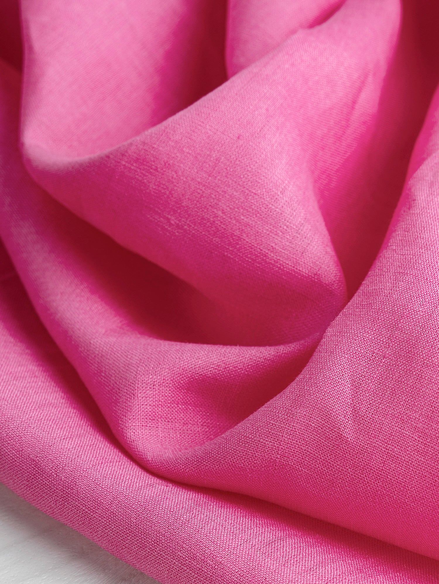 Lightweight European Linen - Carmine Rose | Core Fabrics