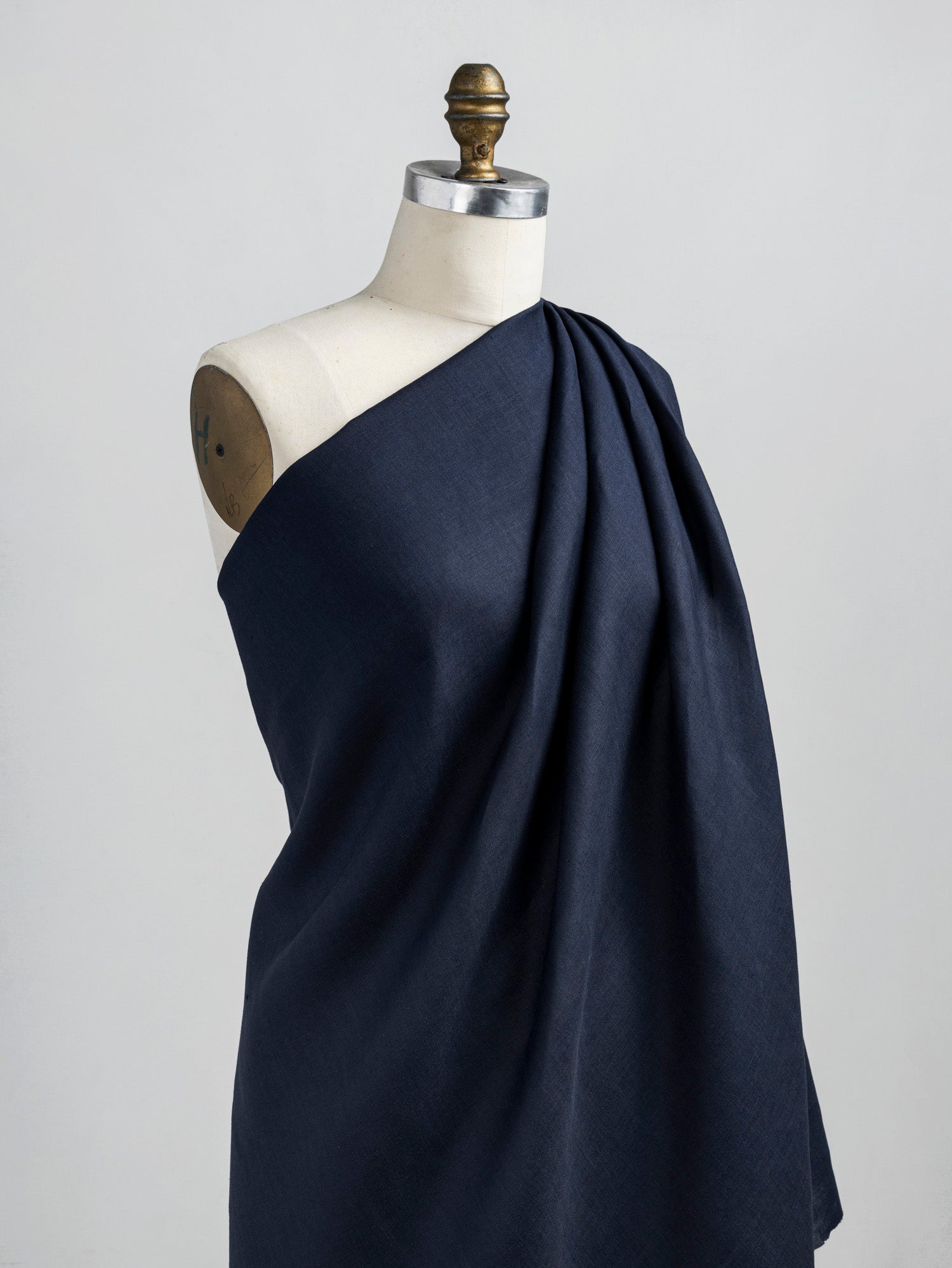 Lightweight European Linen - Dark Navy | Core Fabrics
