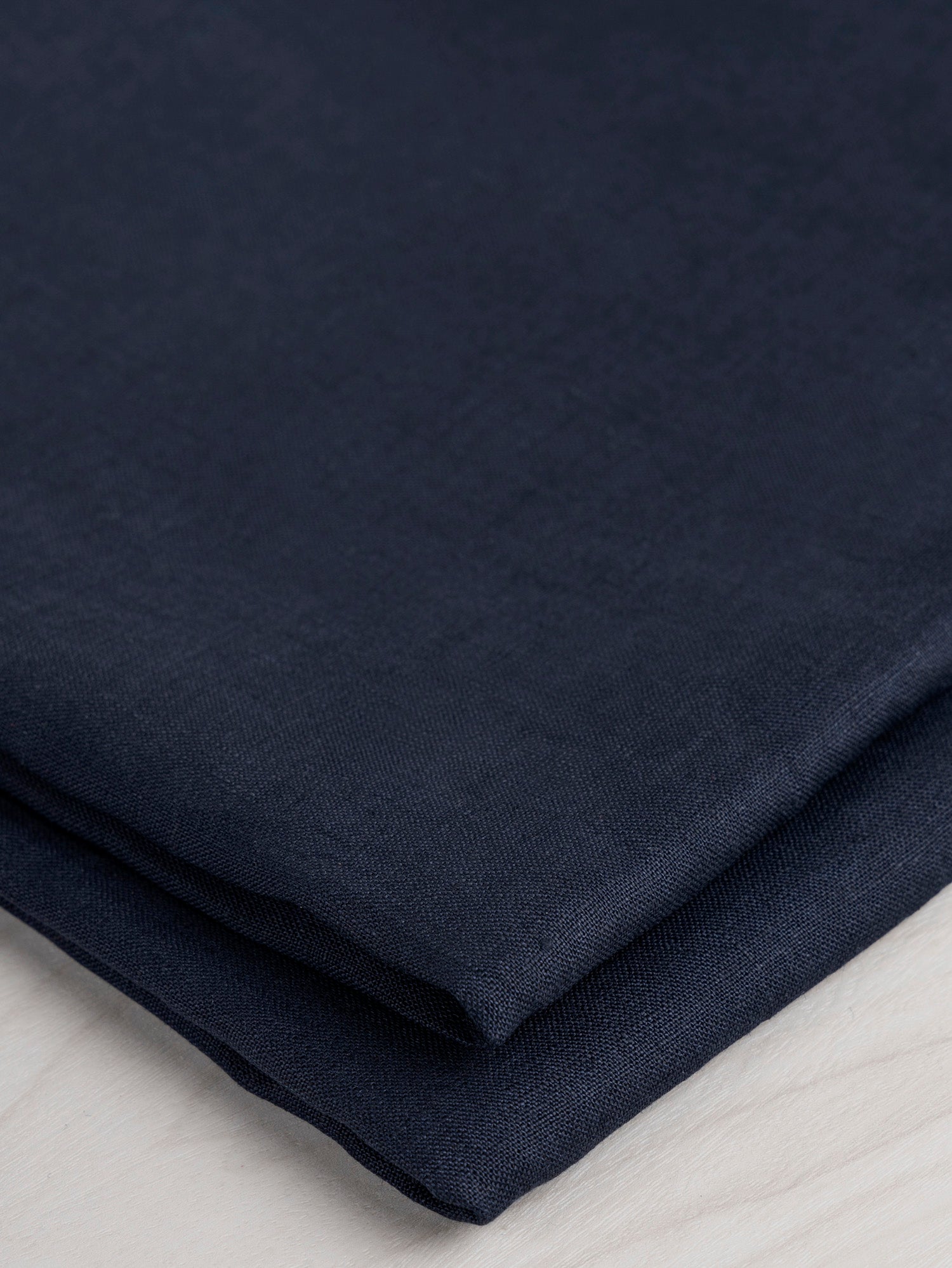 Lightweight European Linen - Dark Navy | Core Fabrics