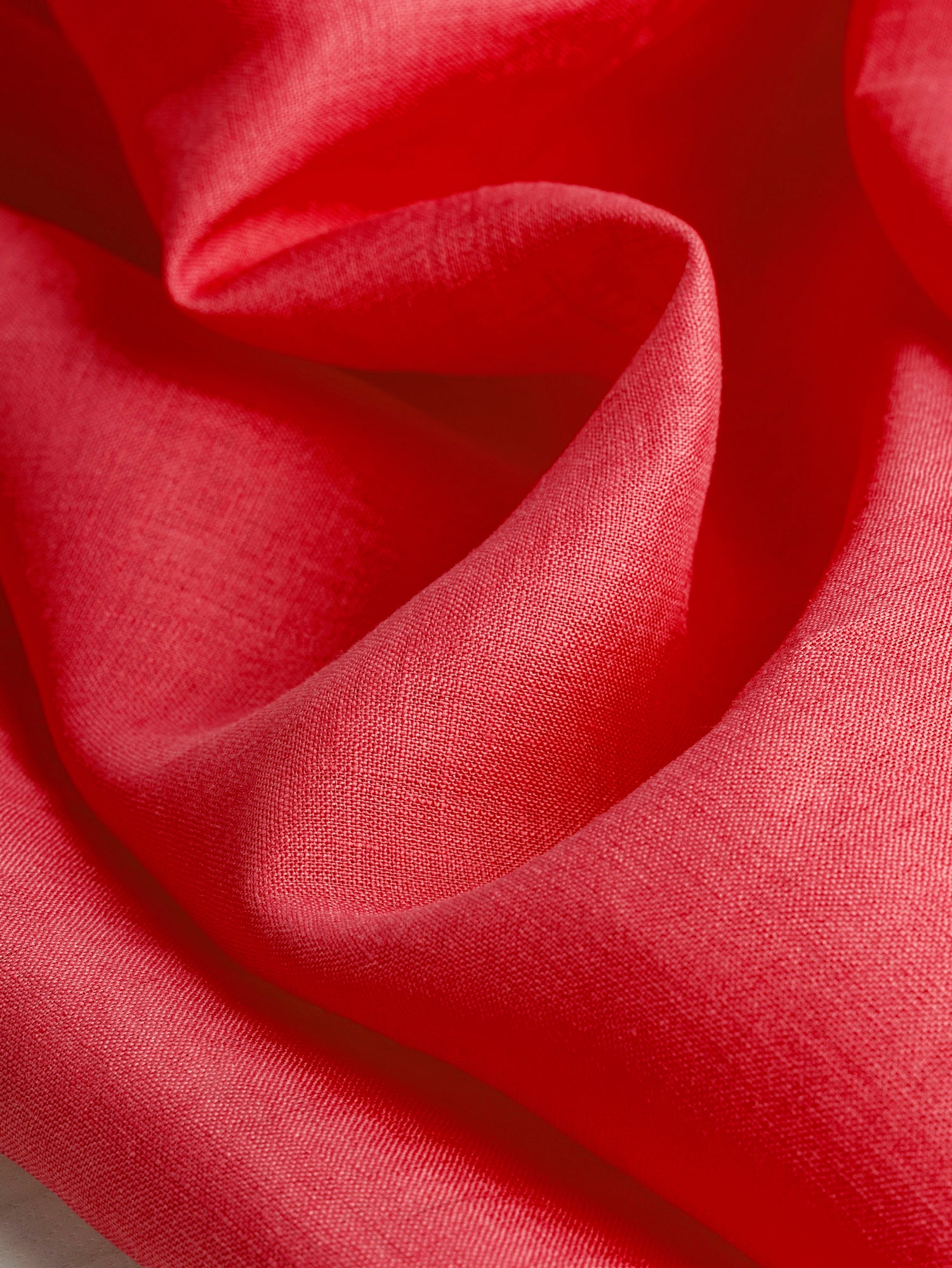 Lightweight European Linen - Red | Core Fabrics