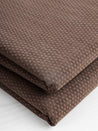 Recycled Fleeceback Softshell Deadstock - Brown | Core Fabrics