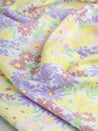 Matisse Inspired Daisy Recycled Swim Performance Knit - White + Lavender + Yellow | Core Fabrics