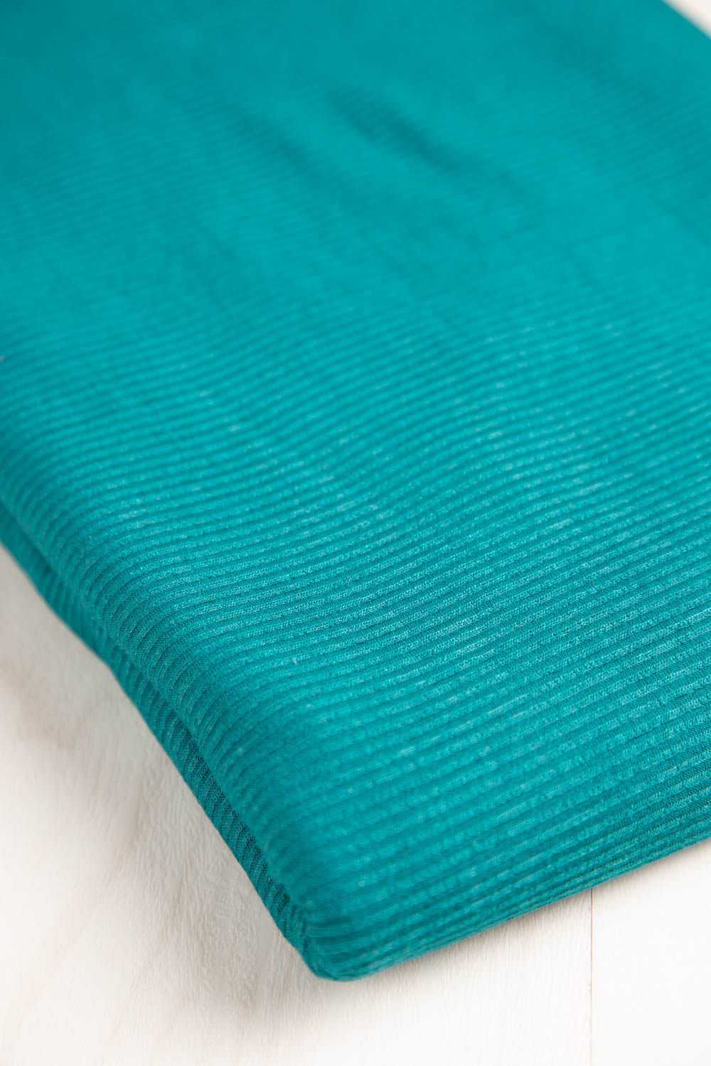 Modal Rib Stretch Knit Deadstock Remnant 3.5 yd - Emerald