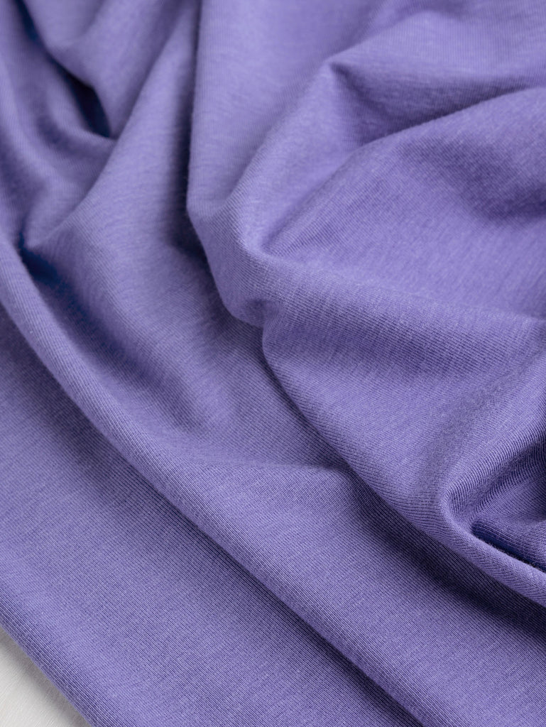 Organic Cotton + Tencel Stretch Knit Jersey - Lavender