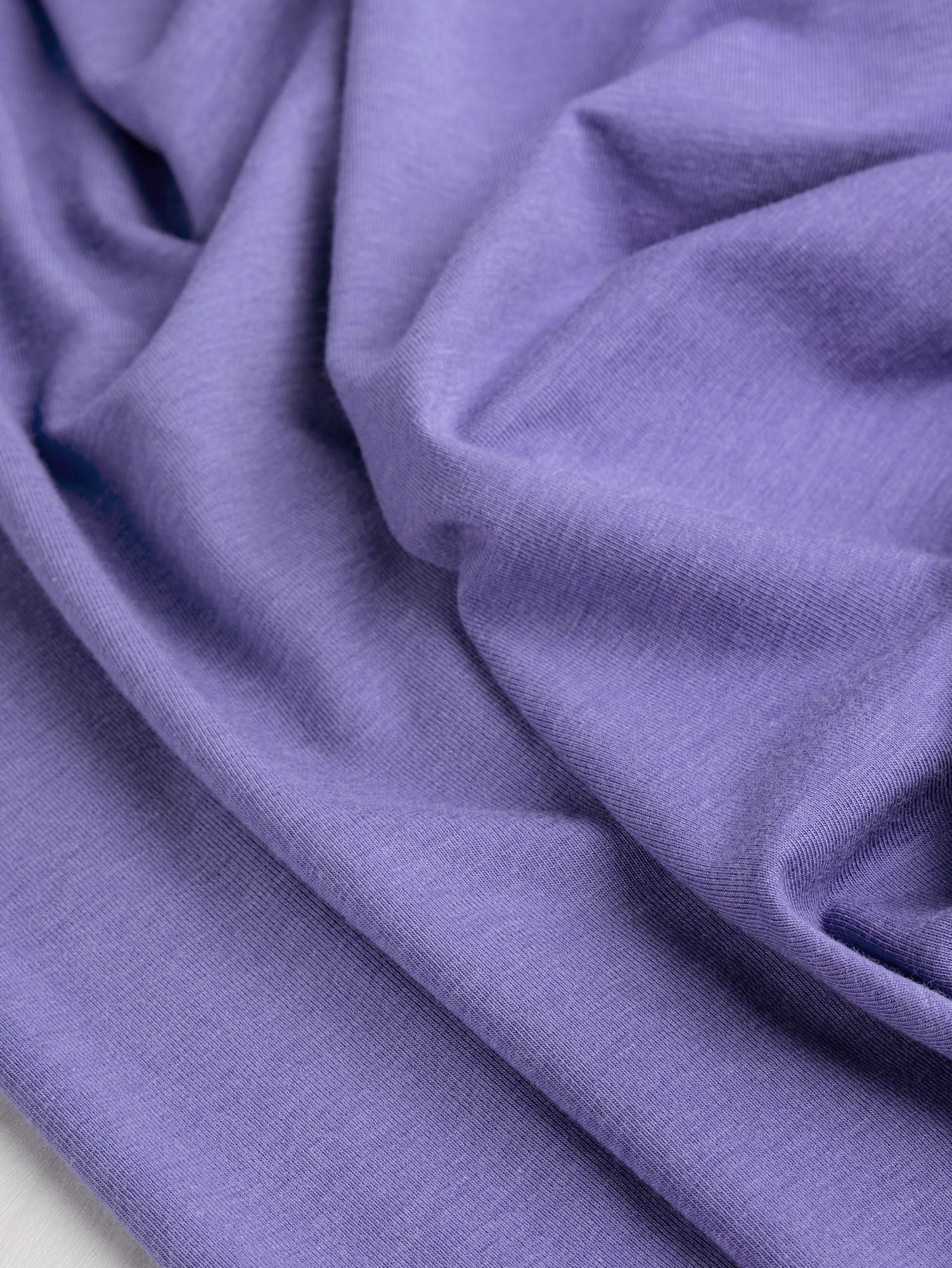 Organic Cotton + Tencel Stretch Knit Jersey - Lavender | Core Fabrics