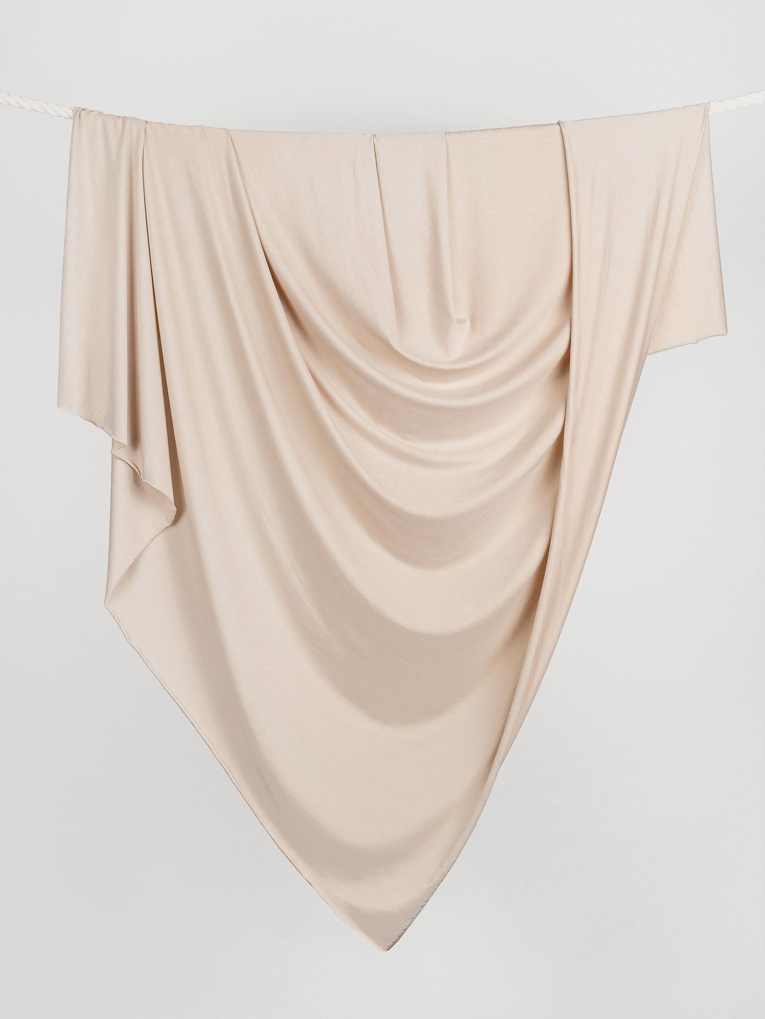 Organic Cotton + Tencel Stretch Knit Jersey - Taupe | Core Fabrics