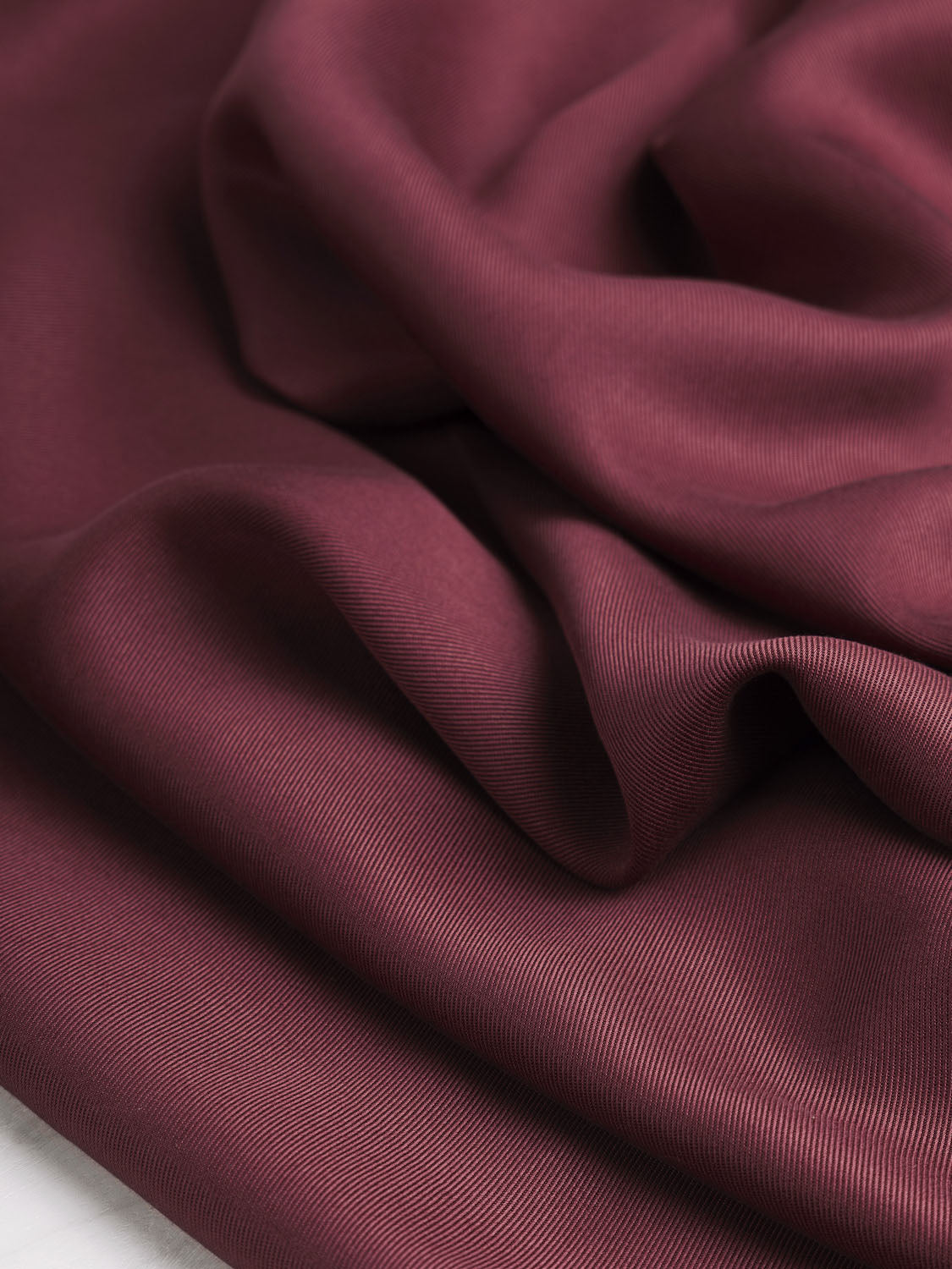 Lyocell Twill - Bordeaux | Core Fabrics