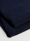 Textured Viscose Linen - Navy | Core Fabrics