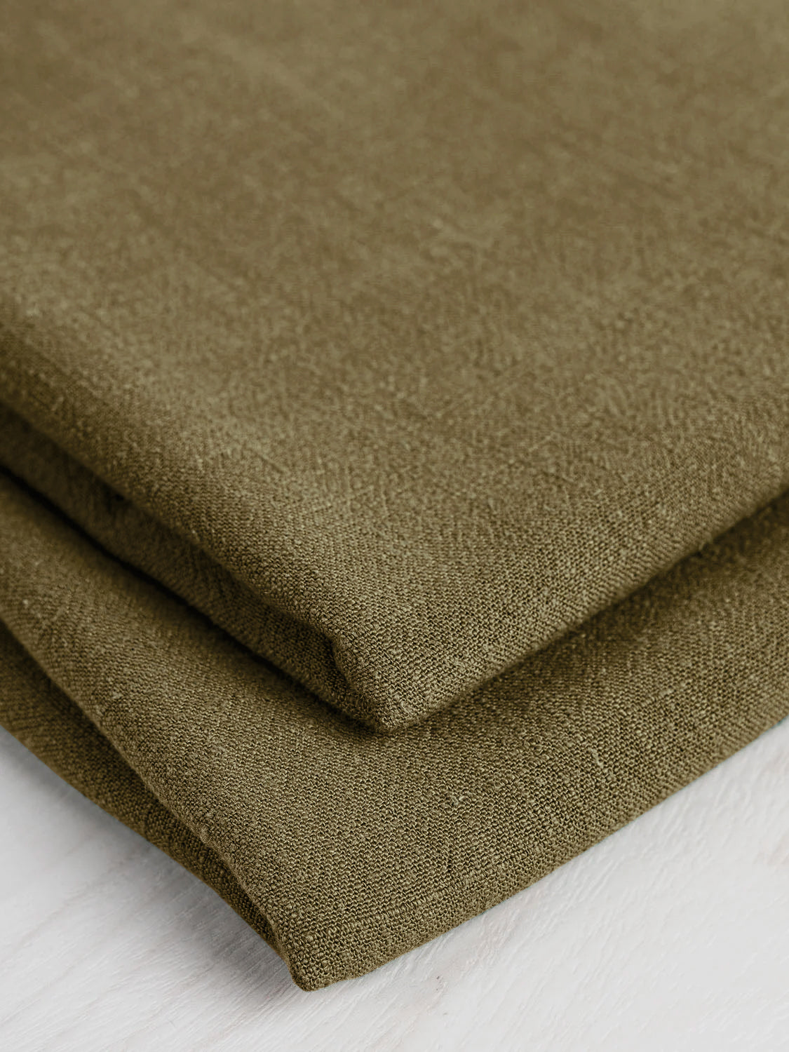 Textured Viscose Linen  - Seaweed | Core Fabrics