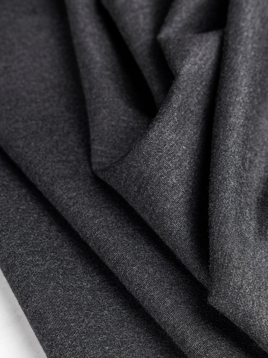 Viscose Ponte Knit - Charcoal Mix | Core Fabrics