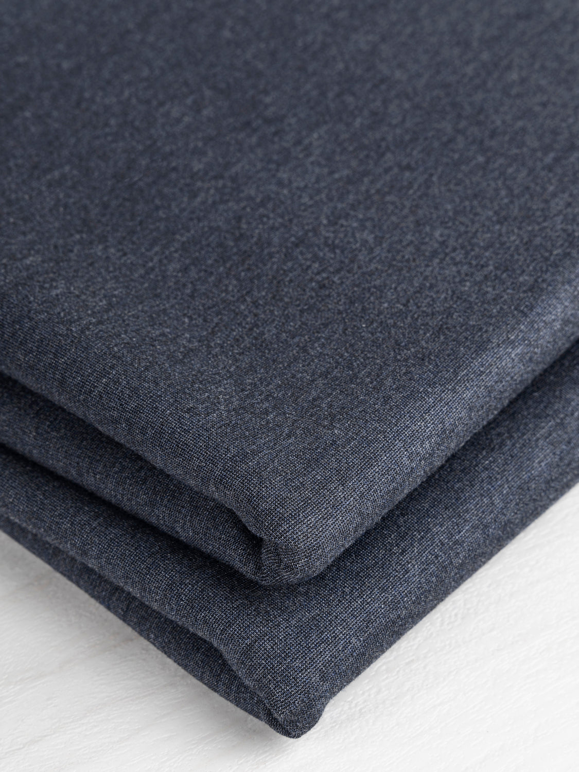 Viscose Ponte Knit - Heather Lake | Core Fabrics