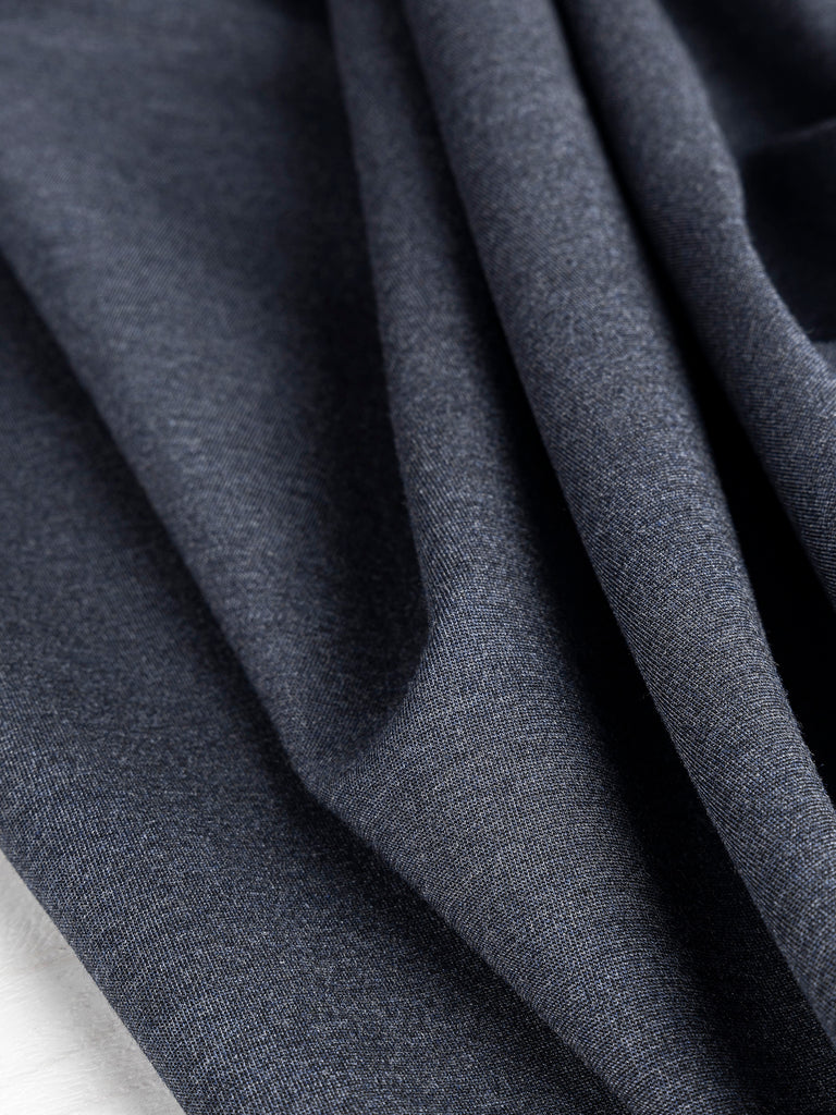 Ponte Knit / Herringbone / Pepper / Garment Fabric
