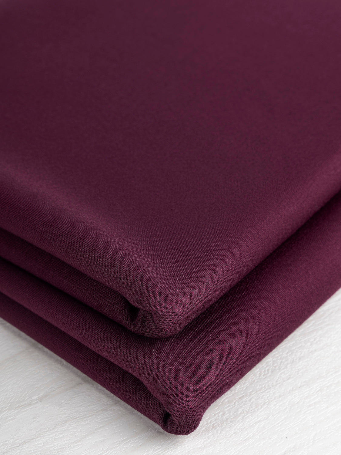 Viscose Ponte Knit - Merlot | Core Fabrics