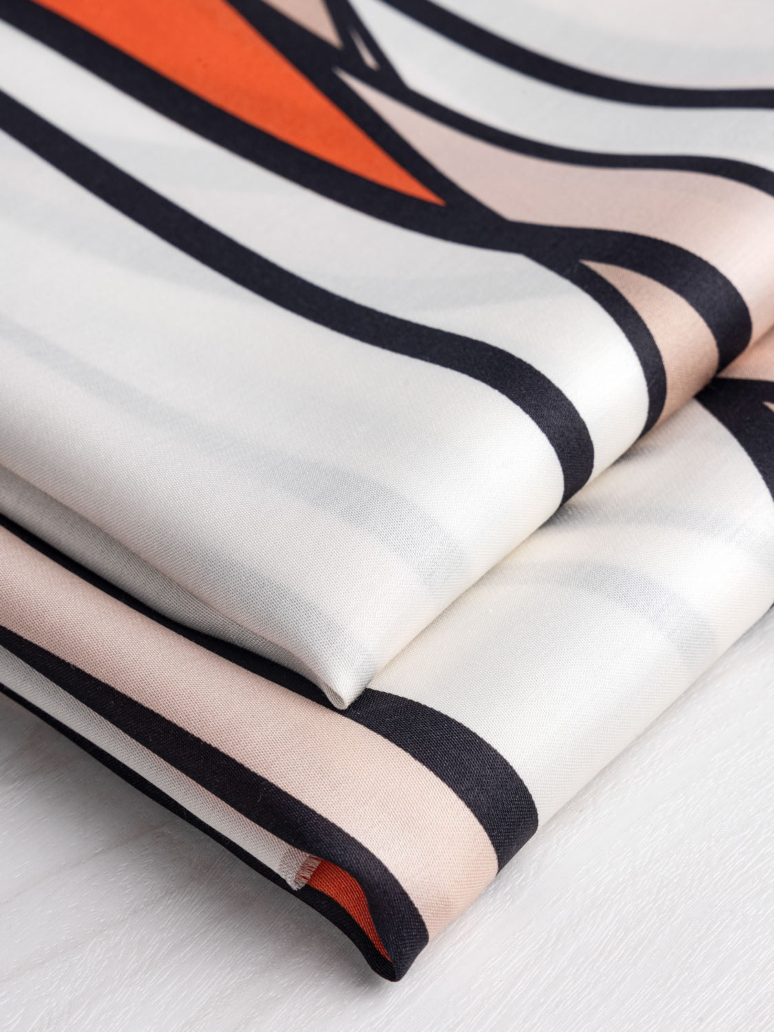 Lightweight stretch satin fabric by the yard - High fashion inspired print