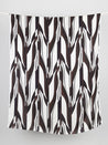 Abstract Geo Print Satin Viscose Marimekko Deadstock - Black + Cocoa + White | Core Fabrics