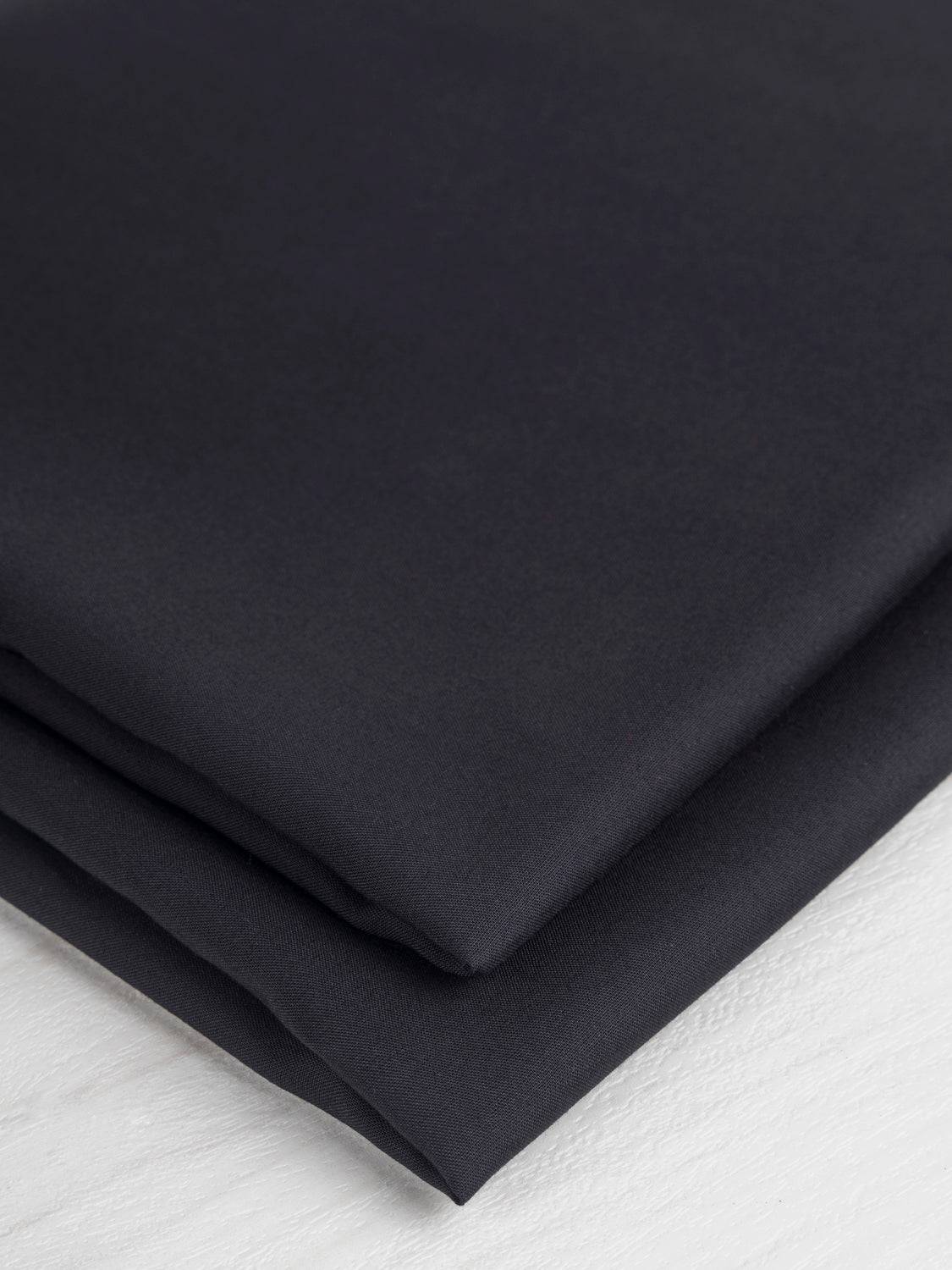 Signature Jewel Tone EcoVero Viscose - Onyx | Core Fabrics