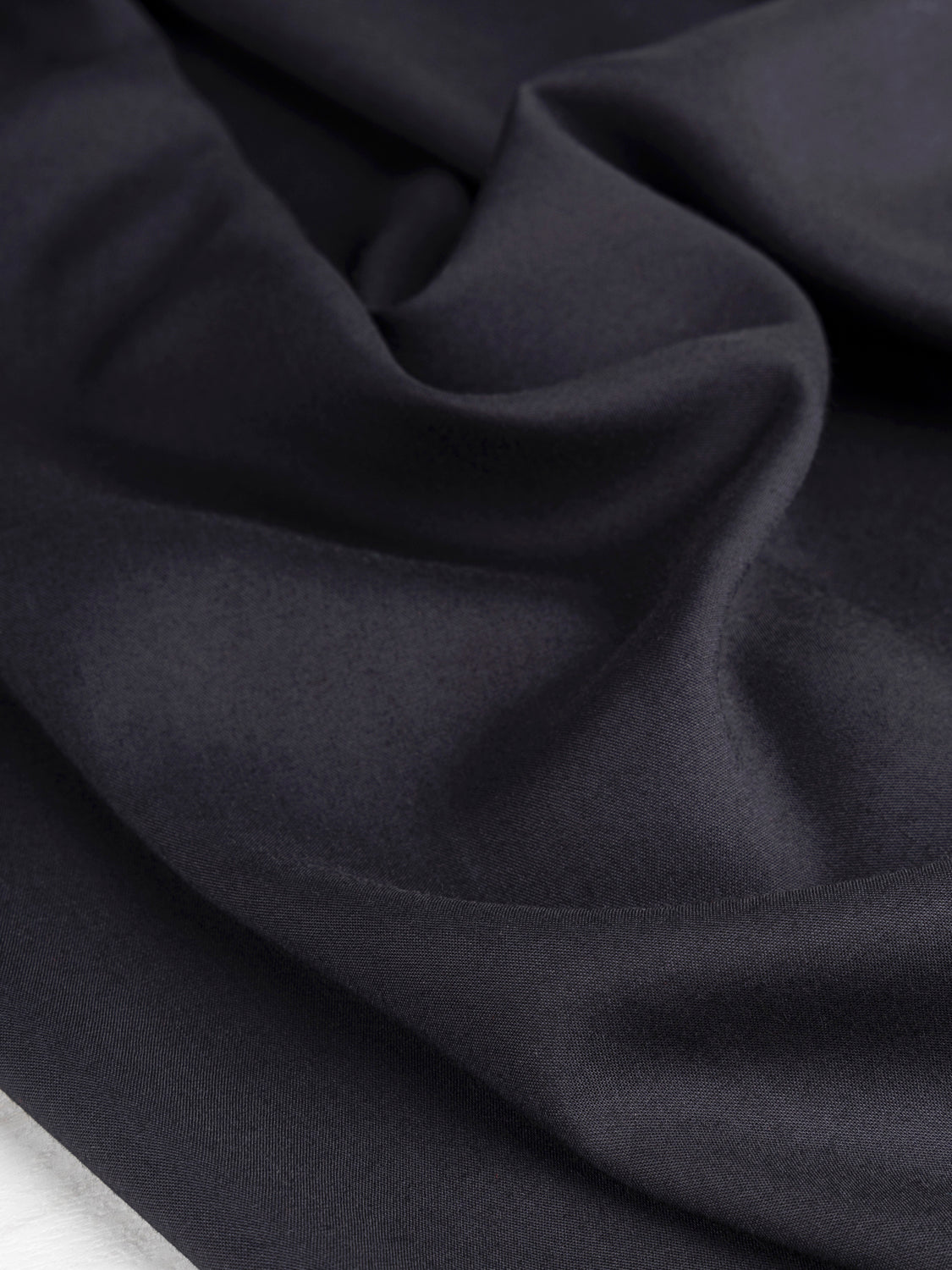 Signature Jewel Tone EcoVero Viscose - Onyx | Core Fabrics