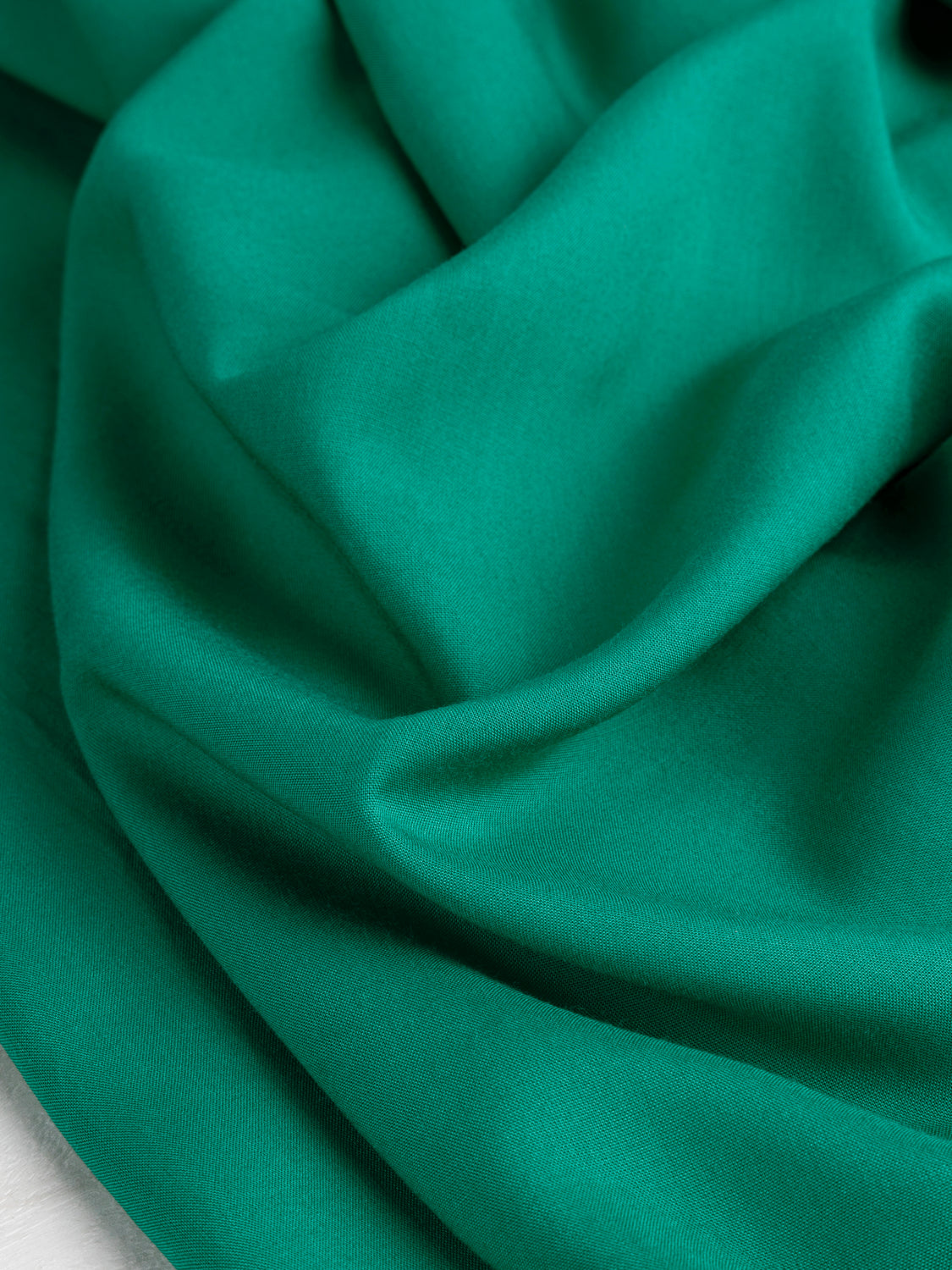 Signature Jewel Tone EcoVero Viscose - Emerald | Core Fabrics